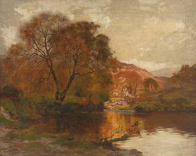 Alfred East Lake in Autumn china oil painting image